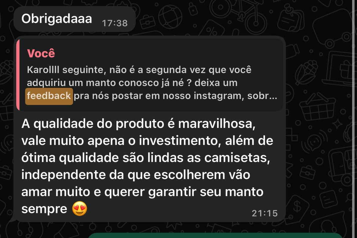 Feedback real via WhatsApp